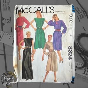 McCall's 8324 Misses' Dress Pattern - Size 14; Bust 36